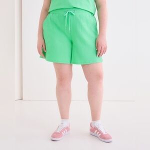 2X • PENN. • Green Wide Ribbed Shorts - Active Zone